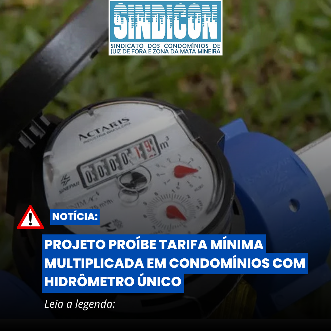 Cobrança de água em condomínios pode mudar