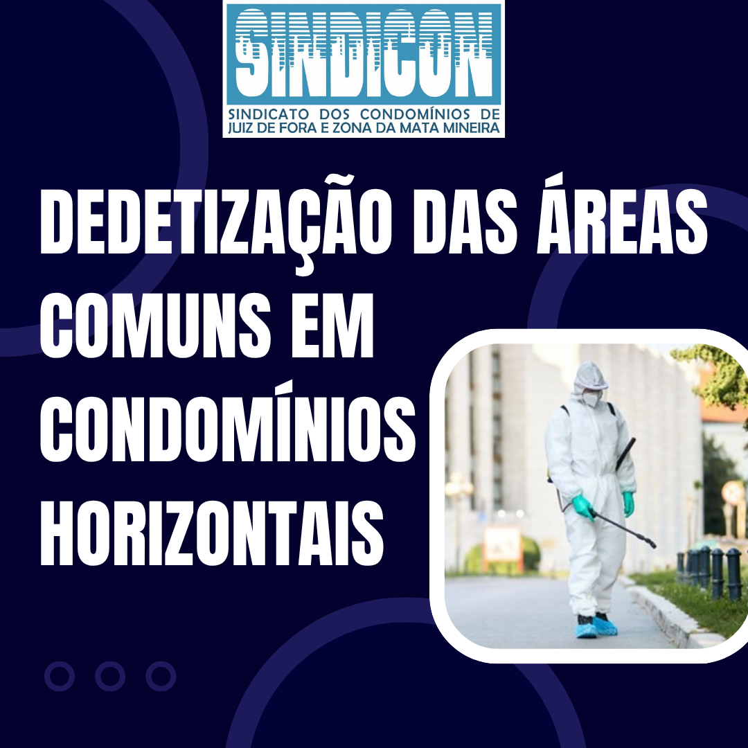 Dedetização das áreas comuns em condomínios horizontais